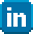 LinkedIn logo in the footer of this web page.